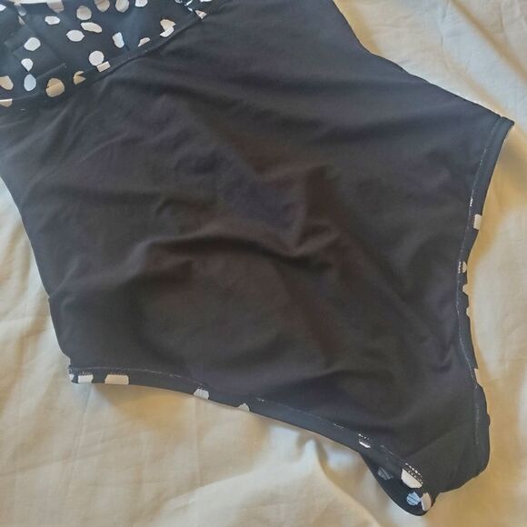 Kona Sol Black Polkadot Swimsuit M - Picture 7 of 12